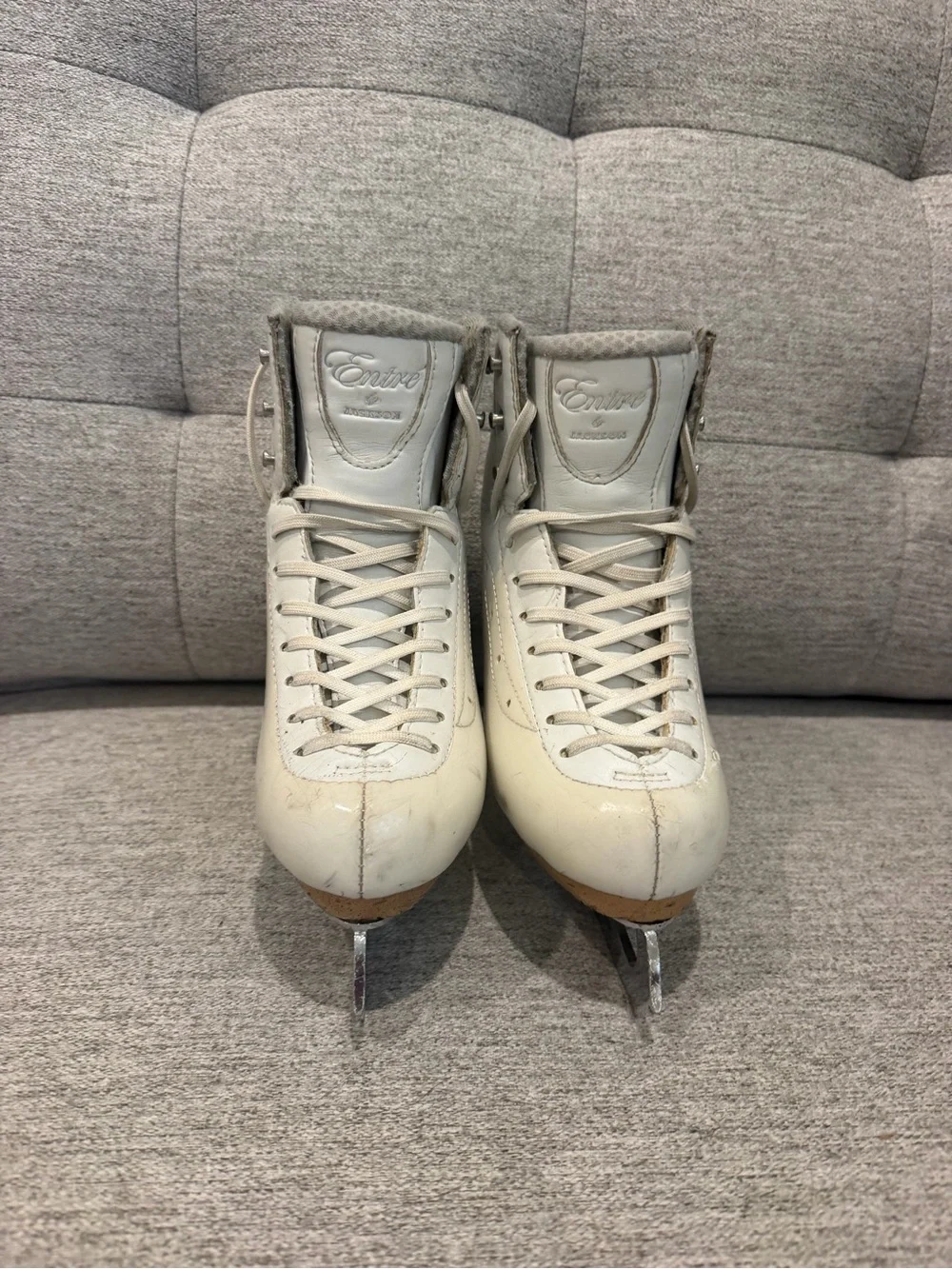 JACKSON Entre Figure Ice Skates size 3 legacy 8 blades 8.5”